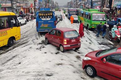 पोखरामा भीषण असिना (फोटो फिचर)